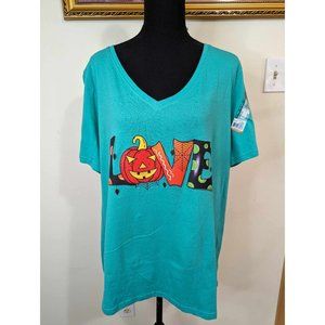 NWT Faded Glory Custom Halloween Tee - Size 1X